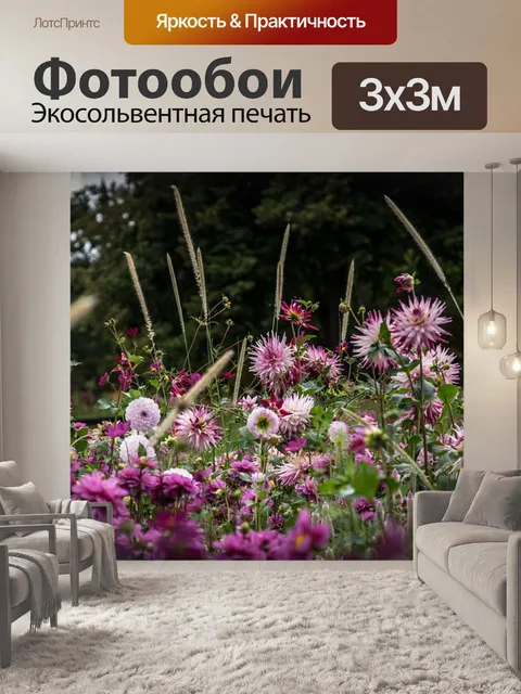 Фотообои Георгины