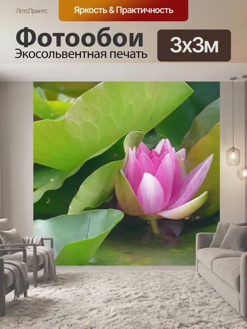 Фотообои Озеро роуз