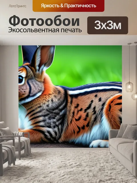 Фотообои с кроликом