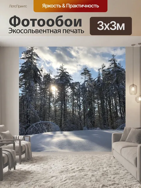 Фотообои Зимняя страна чудес