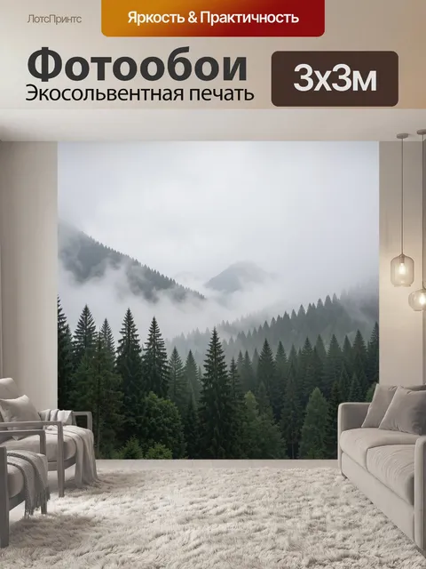 300 × 300 см · Экосольвентная печать