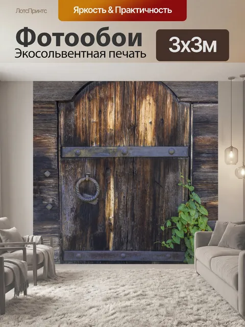 Фотообои Старая деревянная дверь