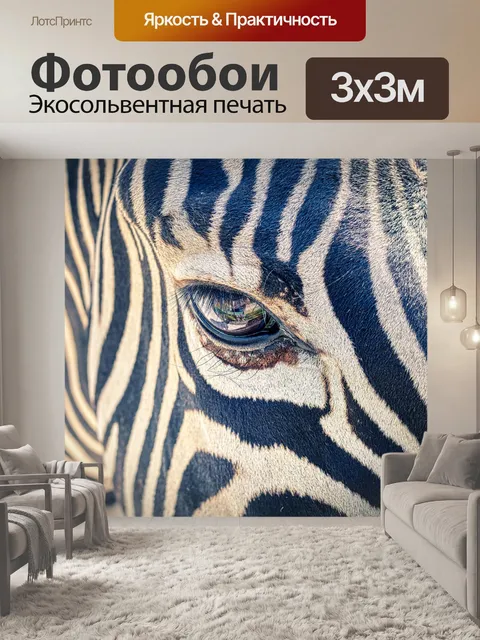 Фотообои Зебра