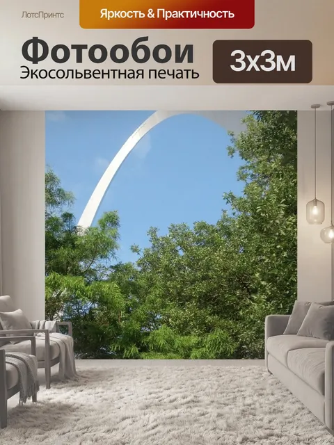 Фотообои в центре города Сент-Луис Миссури