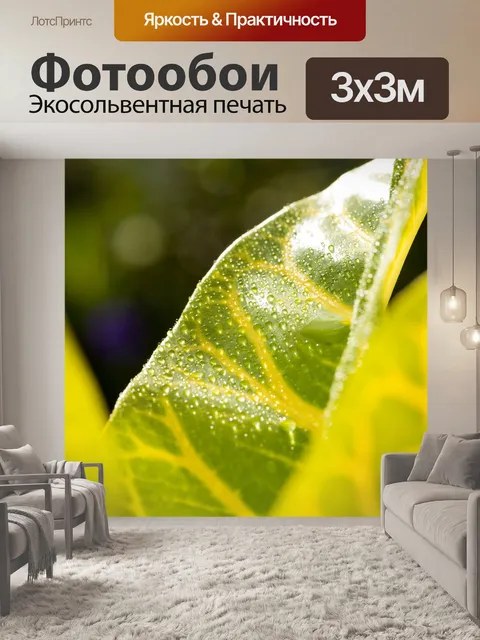Фотообои Лист