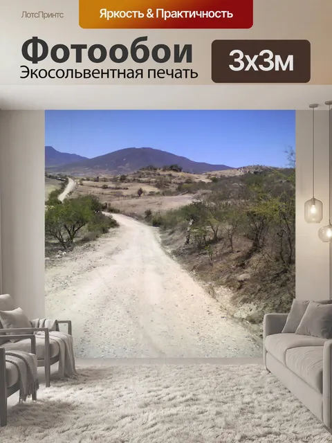 Фотообои Проселочная дорога