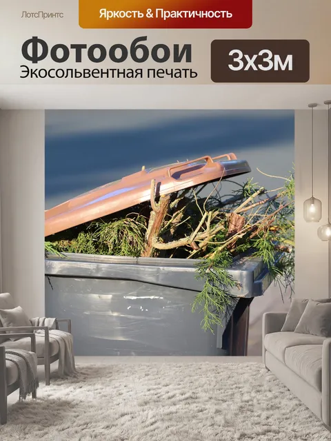 Фотообои Мусорное ведро