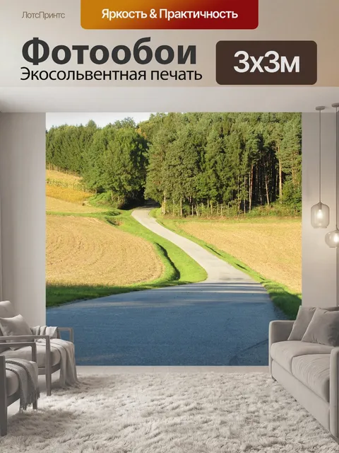 Фотообои Лесная дорога