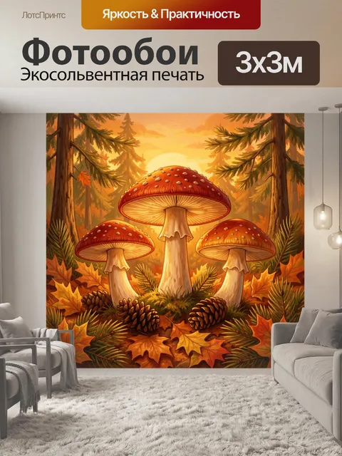300 × 300 см · Экосольвентная печать