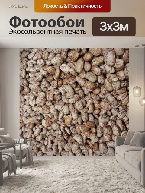 Фотообои Пинто Бобы Фон