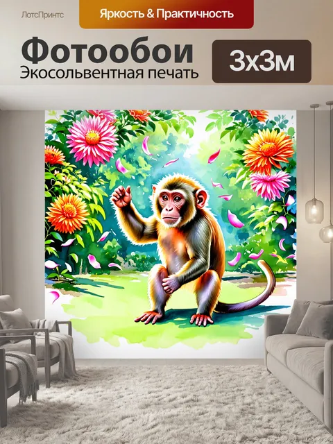 Фотообои в живописном ботаническом саду