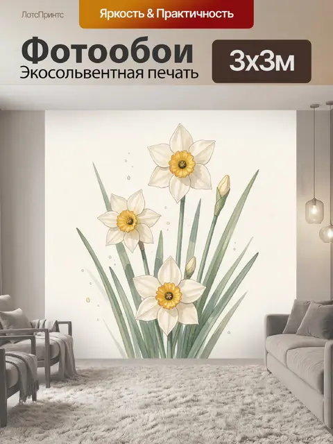 300 × 300 см · Экосольвентная печать