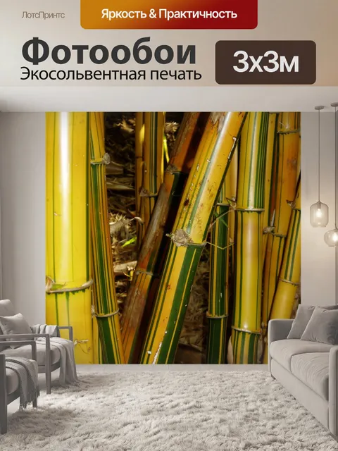 Фотообои Окрашенные Bamboo