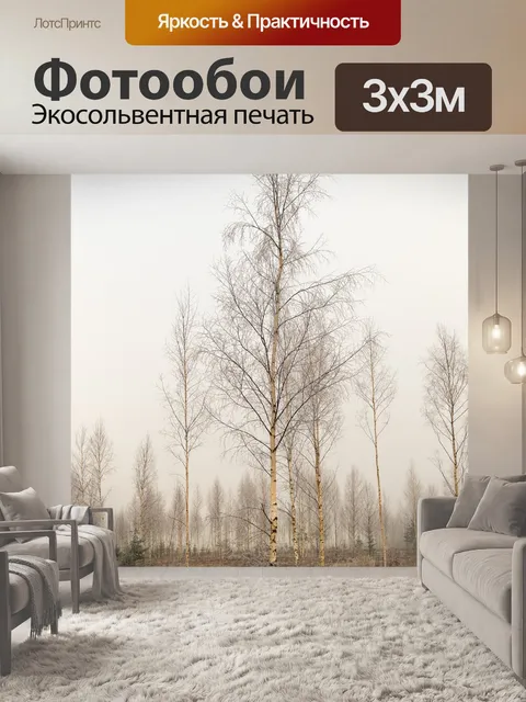 Фотообои Береза