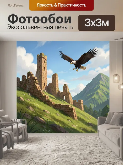 300 × 300 см · Экосольвентная печать