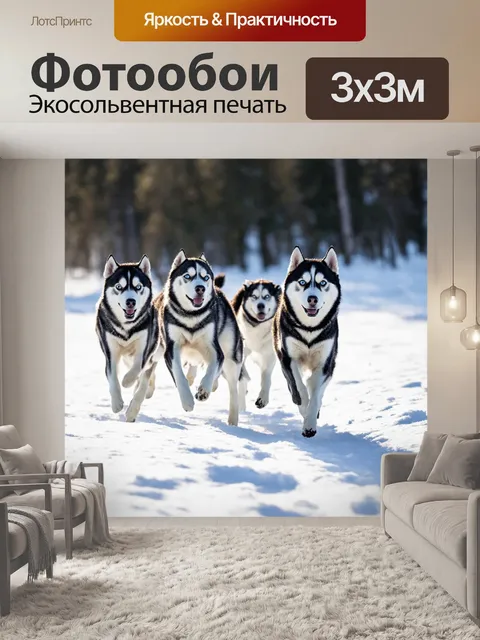 Фотообои ледяные поляны в ясный зимний день