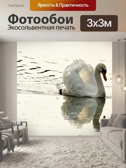 Фотообои Лебедь