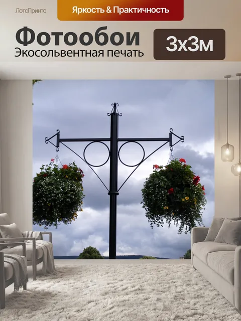Фотообои Подвесных корзин