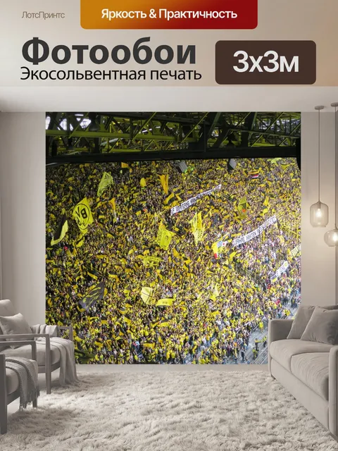 Фотообои Футбольные фанаты