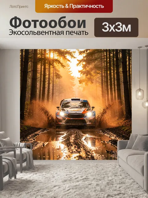 300 × 300 см · Экосольвентная печать