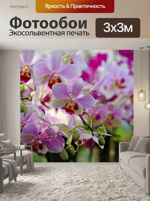 Фотообои Розовый