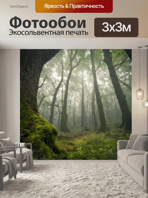фотообои лес в стиле эд рушей