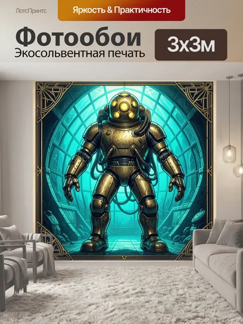 300 × 300 см · Экосольвентная печать