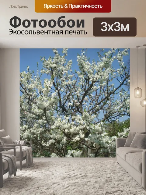 Фотообои Цветущее дерево