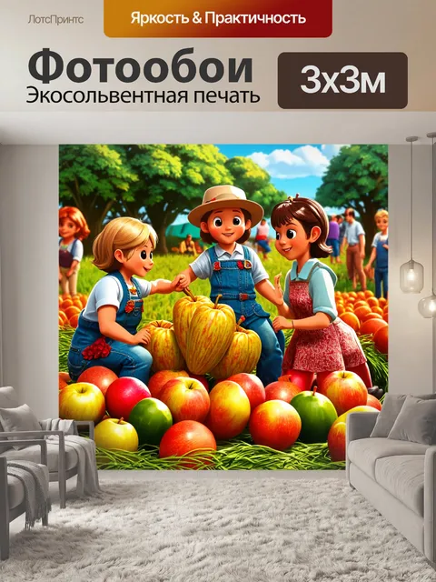 Фотообои воссоздайте идиллический момент в жизни крестьян