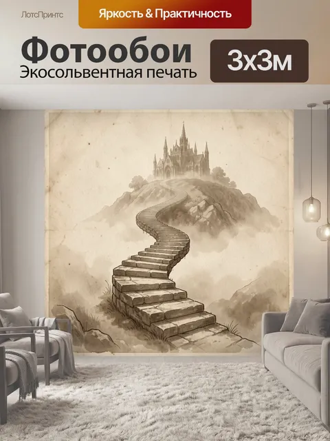 300 × 300 см · Экосольвентная печать