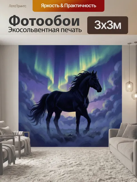 300 × 300 см · Экосольвентная печать