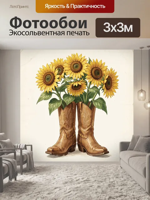 300 × 300 см · Экосольвентная печать