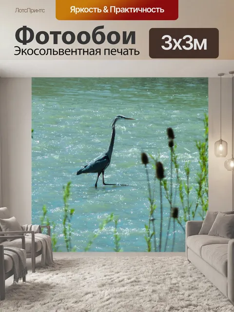 Фотообои Цапля