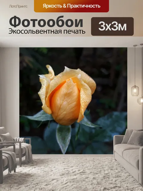 Фотообои Желтый