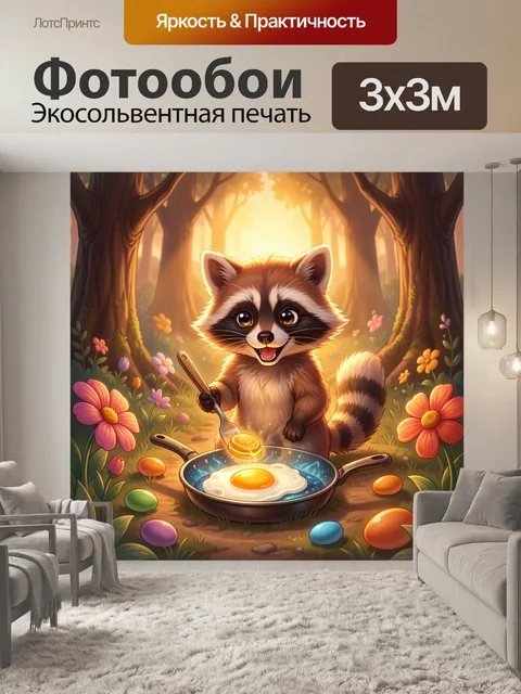 300 × 300 см · Экосольвентная печать