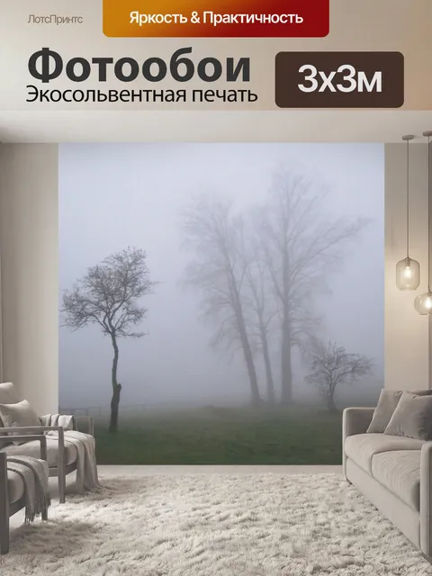 Фотообои Ноябрь тумана