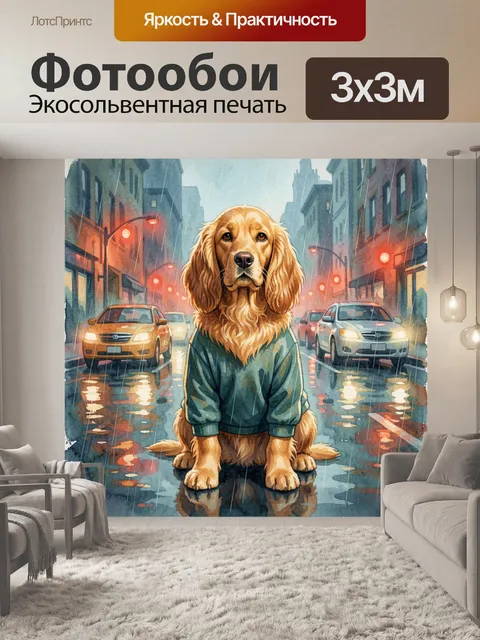 300 × 300 см · Экосольвентная печать