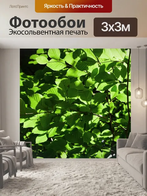 Фотообои Листья