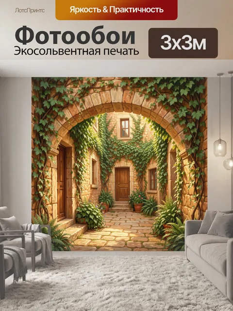 300 × 300 см · Экосольвентная печать