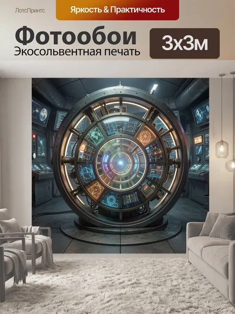 Фотообои Машина времени