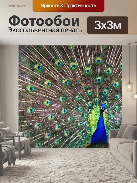 Фотообои Павлин