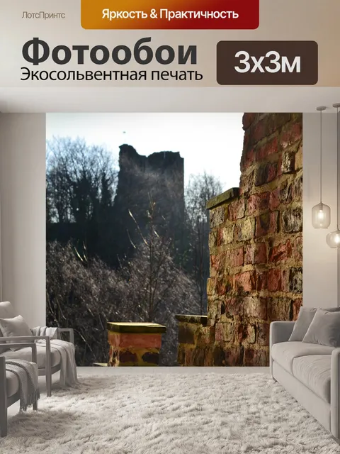 Фотообои стены и руины