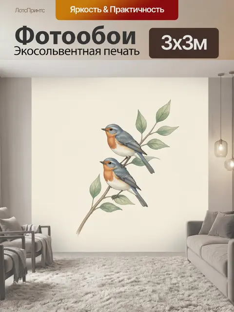 300 × 300 см · Экосольвентная печать