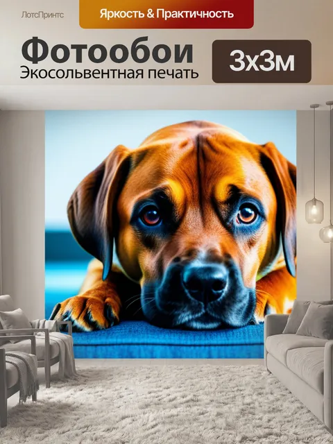 Фотообои с собакой