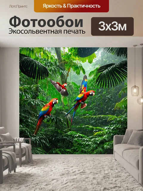 Фотообои тропический дождевой лес