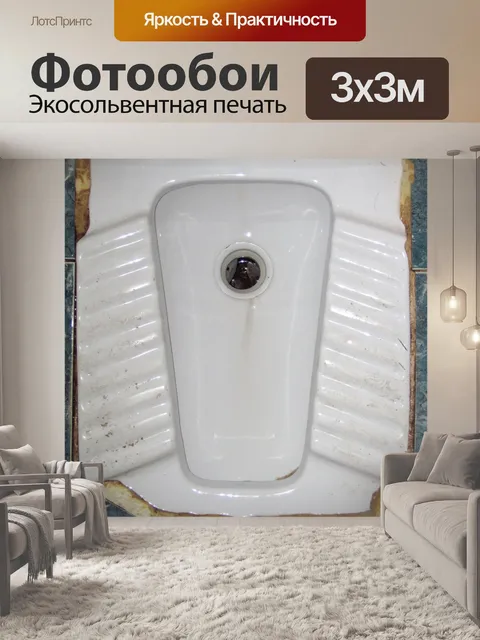 Фотообои приземистый туалет