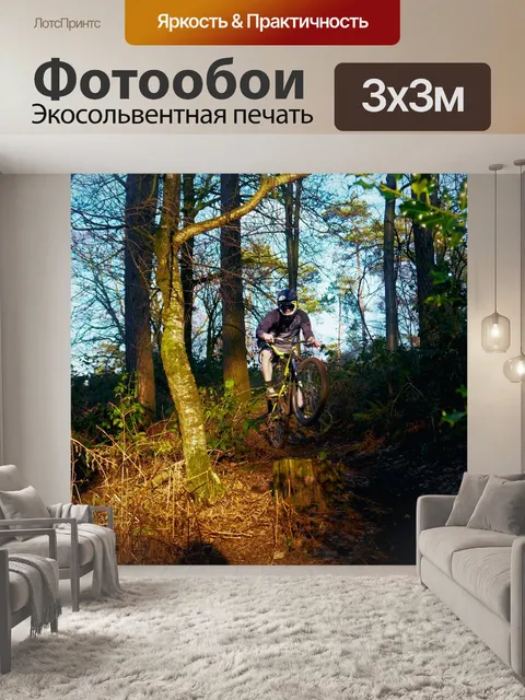 Фотообои Горный велосипед