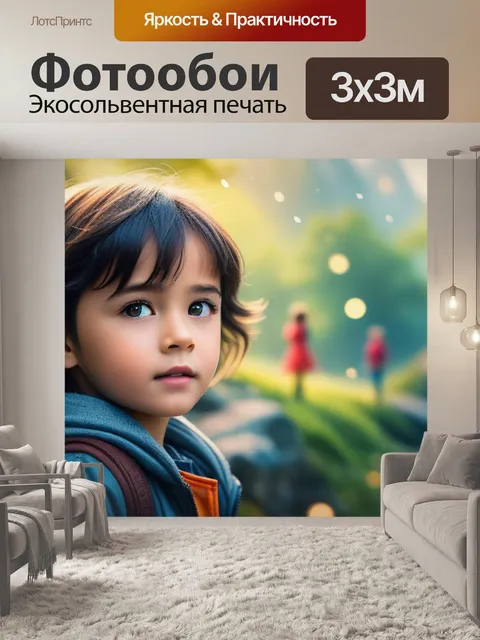 Фотообои с детьми