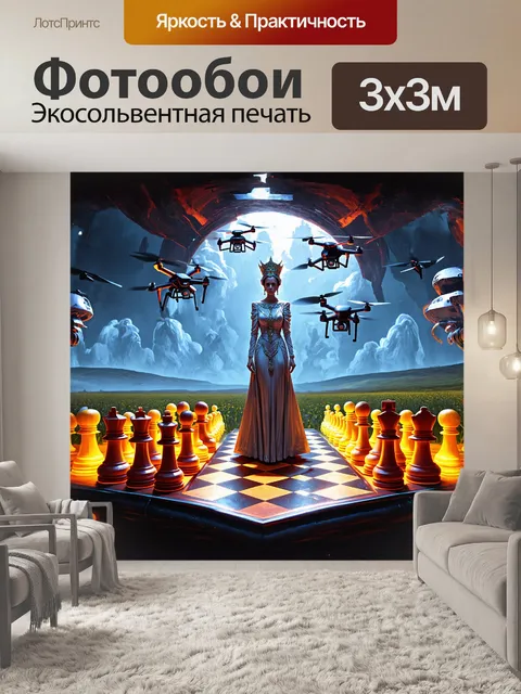 Фотообои в технике цифровой живописи