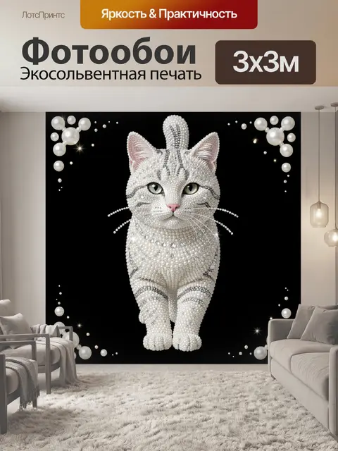300 × 300 см · Экосольвентная печать